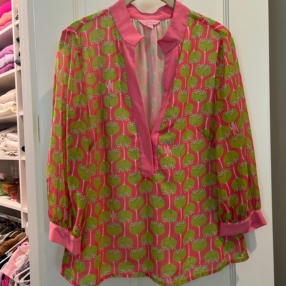 Vintage Lilly Pulitzer Blouse Size 8